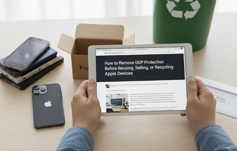 How to Remove DEP Protection Before Reusing, Selling, or Recycling Apple Devices