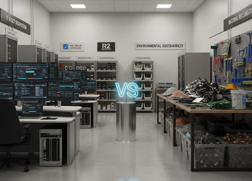 ITAD vs Electronic Recycling: Understanding the Difference and Why It Matters