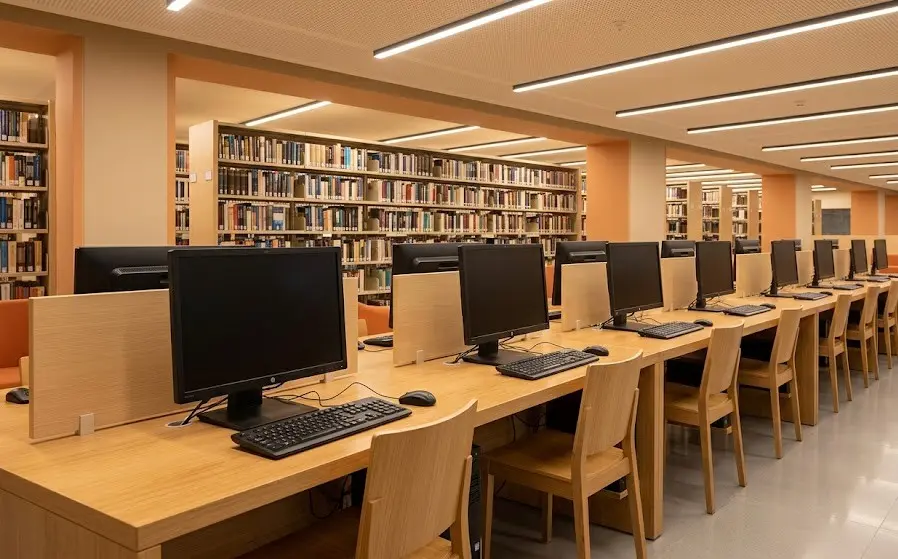 Chromebook and laptop fleet staged for a school technology refresh